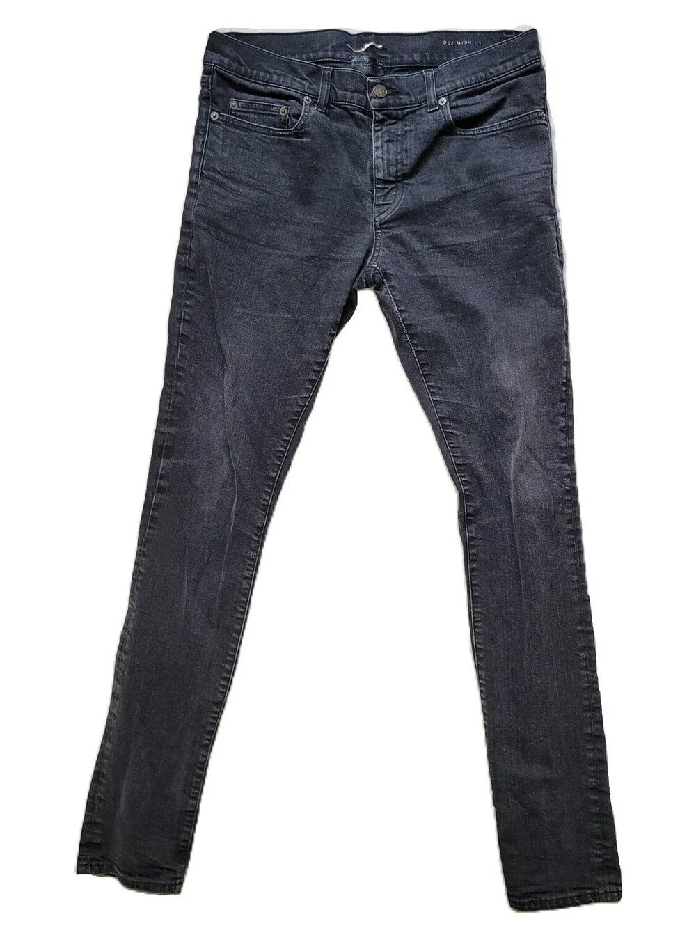 Saint Laurent Paris Men's 33x34 Black Skinny Jeans Made in Italy